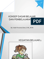 Konsep Dasar Belajar Dan Pembelajaran