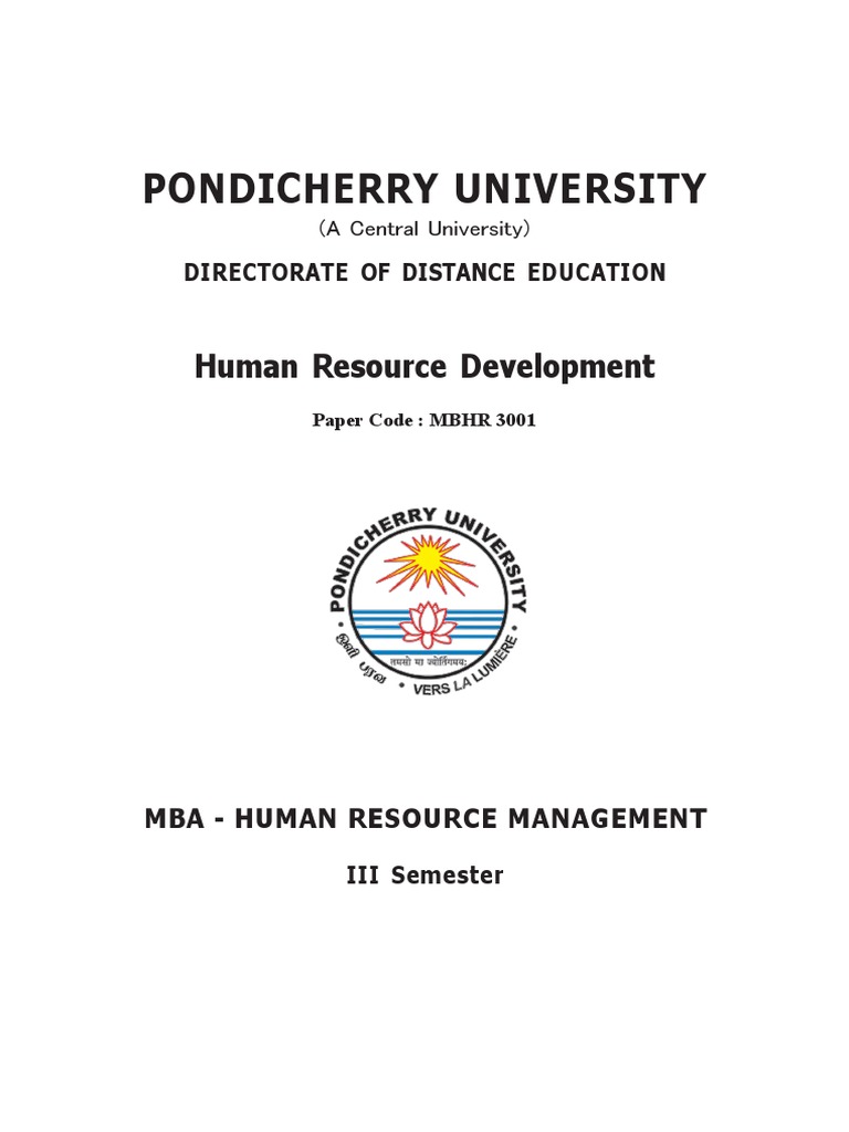 Human Resource Development (PDFDrive) | PDF | Human Resource Management