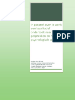 In Gesprek Over Je Werk: Een Kwalitatief Onderzoek Naar R&O-gesprekken en Het Psychologisch Contract