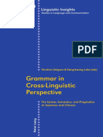 Li Li: Grammar in Cross-Linguistic Perspective