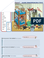 Bedroom Prepositions of Place