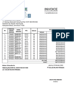 Invoice: Kepada Yth. Pt. Sagaindo Jaya Abadi Jl. Serang Cibarusah Gang Kud No.72 RT 003 RW 002