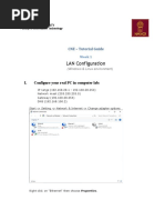 LAN Configuration: CNE - Tutorial Guide