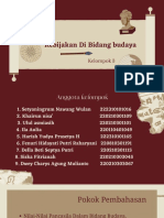 kebijakan pancasila di bidang budaya