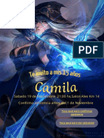 Camila Camila: Te Invito A Mis 15 Años