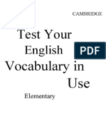 Test Your: English