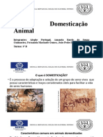 Tema: Domesticação Animal