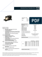 Industrial Diesel Generator Set - 50 HZ: General Specifications