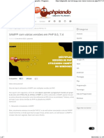 XAMPP Com Várias Versões em PHP 8.0, 7.4 - Phpiando - Programando Um Pouco de Tudo
