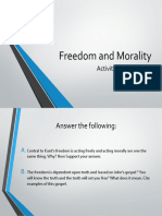 Freedom and Morality Activity