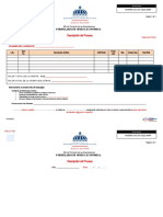 Descripción Del Proceso: Formulario de Oferta Económica