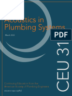 Acoustics in Plumbing Systems: Continuing Education From The American Society of Plumbing Engineers