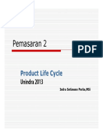 Pemasaran 2: Product Life Cycle