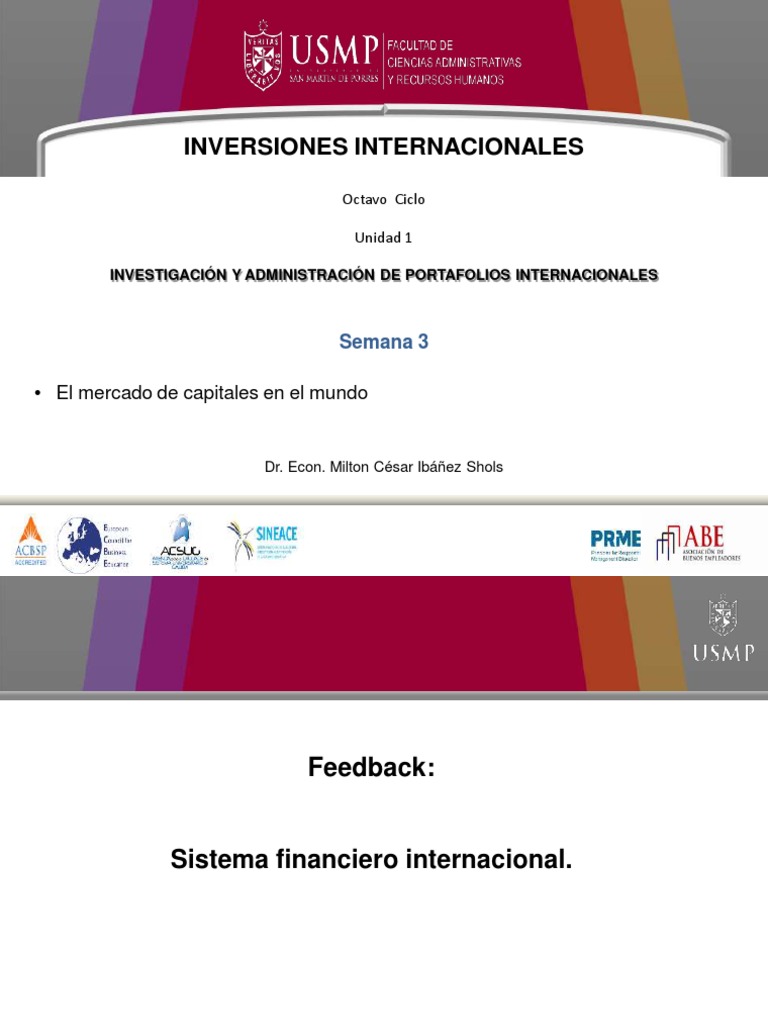 Mercado de Capitales Internacionales | PDF | Bolsa | Bolsa de Valores