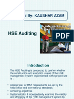 HSE Auditing