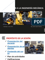 Introducción A La Ingeniería Mecánica: Mg. Jaime Aylas Tolentino Huancayo, Junio 2018