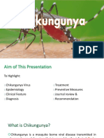 Chikungunya Virus Presentation and Review