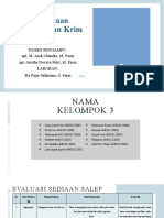 Evaluasi Sediaan Semi Solid - Kelompok 3