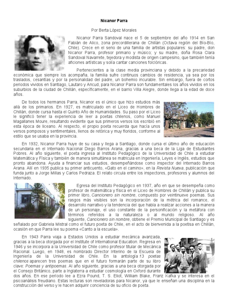 Nicanor Parra PDF