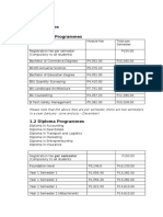 Fees and Funding