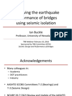Improving The Earthquake Performance of Bridges Using Seismic Isolation