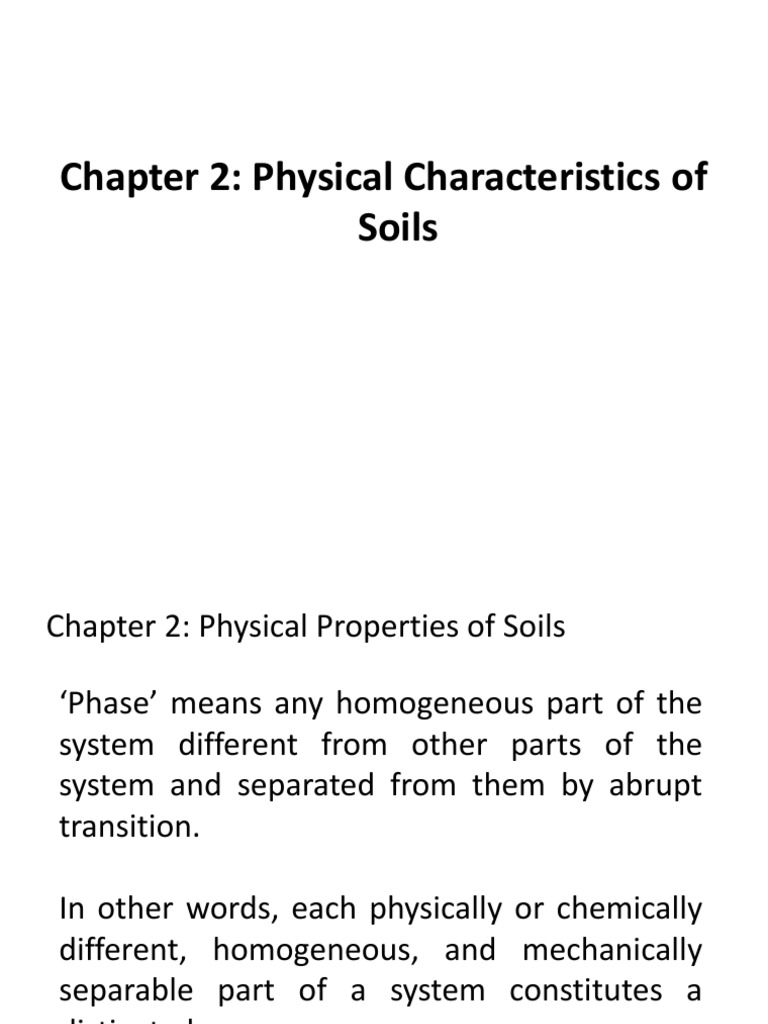 Chapter 2-Soil 1 | Download Free PDF | Soil | Natural Materials