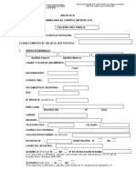 Anexo 07 Formulario de Curriculum Vitae Proceso de Convocatoria Cas 01 2023-Diris Le