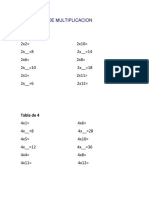 Tabla de 2