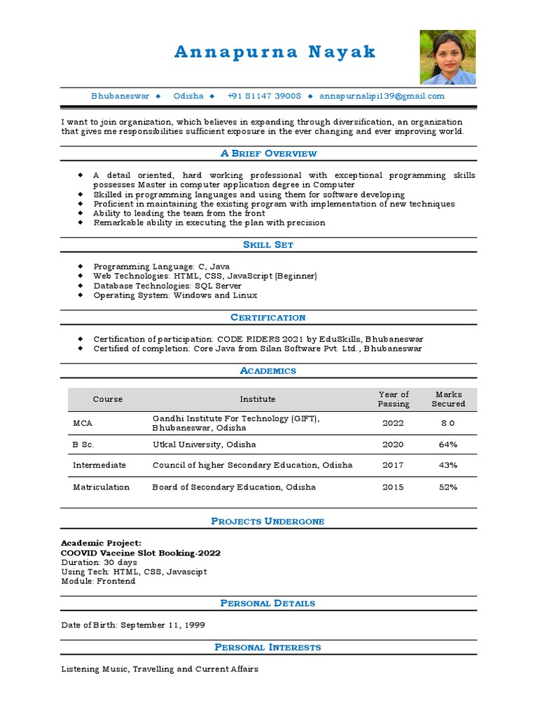 Sample Resume PDF - 1683551729