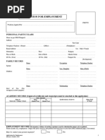 Employment Application Form - Trader2u