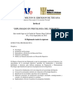 Información Del Diplomado de Psicologia Deportiva. Jesus Almada TIJUANA 2022 2023