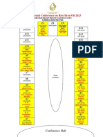 ICRBO Conference 2023 - Stall Booking Chart