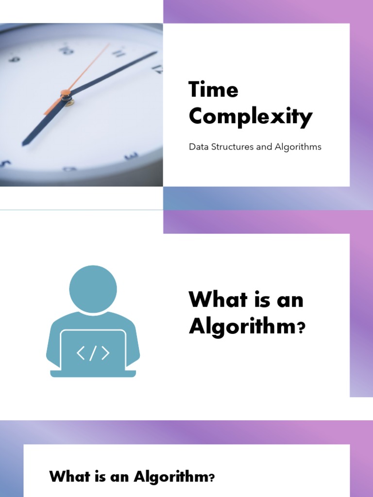 Time Complexity: Data Structures and Algorithms | PDF