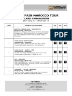 11D Spain Marocco La Only