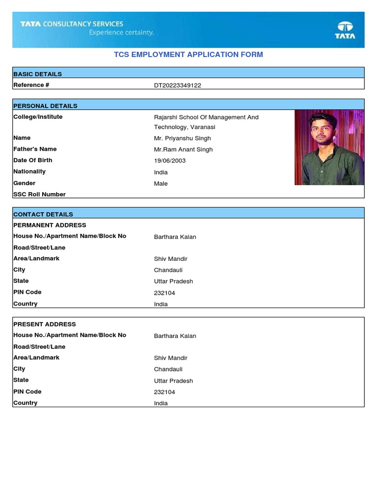 tcs-employment-application-form-pdf-background-check-government