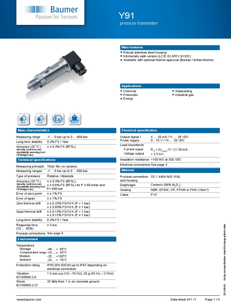Y913 33 B22R 0.... 10 Bar | PDF | Electrical Connector | Physical Sciences