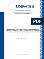 Estudo de caso sobre padrões de projeto em arquitetura de software