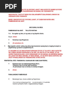 (Tagalog) Mass Guide | PDF