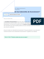 Comment Calculer Les Indemnités de Licenciement ?