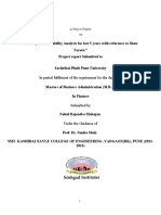 In Partial Fulfilment of The Requirement For The Degree In: A Project Report On