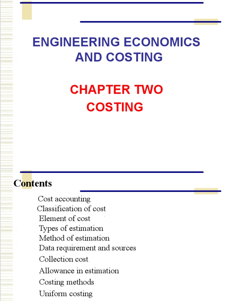 Chapter 2 Costing Pdf Cost Accounting Cost