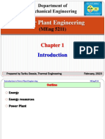 Chapter-1 Introduction To Power Plant Engineering