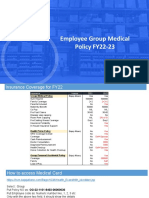 Employee Group Medical Policy FY22-23: Merchant Experience