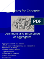 Aggregates Concrete Importance