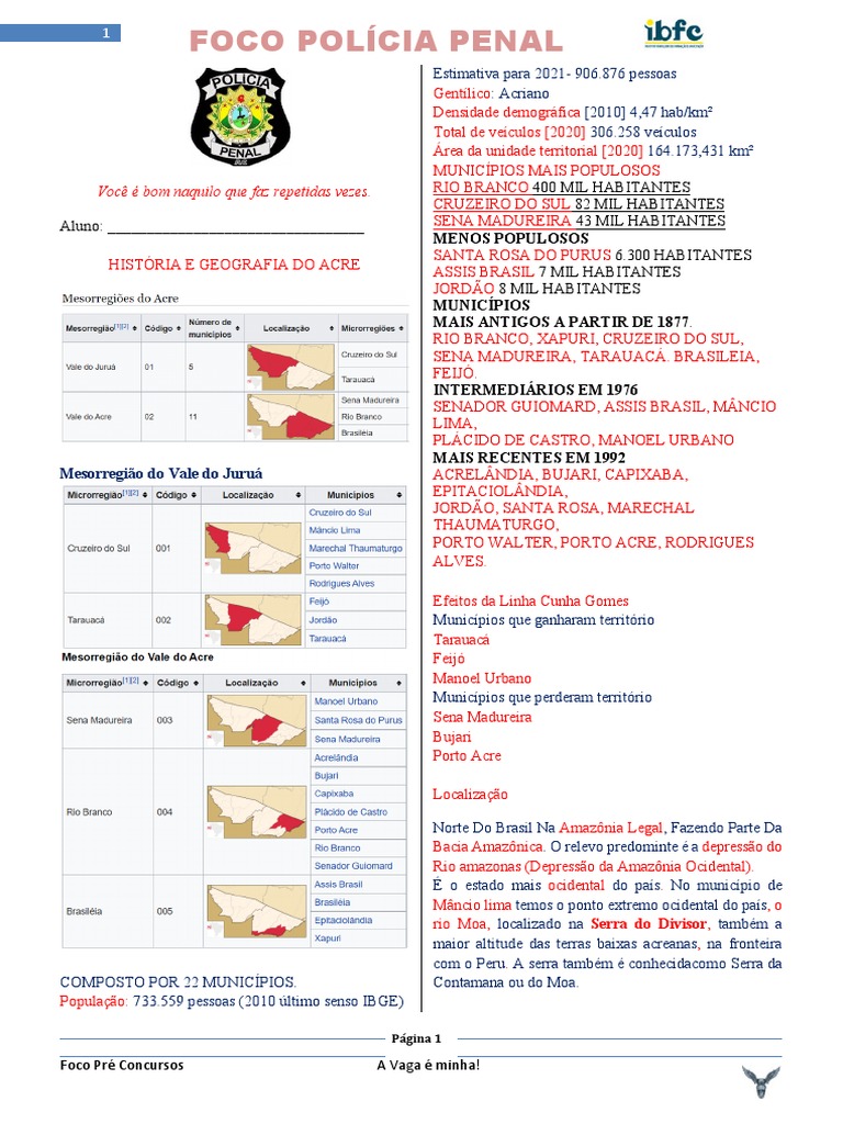 História e Geografia do Acre | PDF | Floresta Amazônica