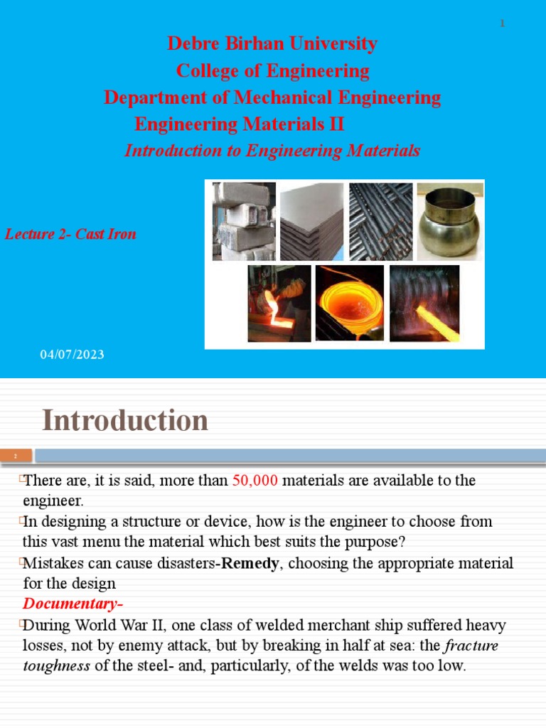 Cast Iron and Ferrous Alloys Overview | PDF | Blast Furnace | Steel