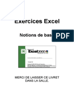 Excel 2000 Livret D Exercices 1