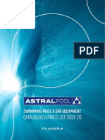 Catalogue & Price List 2019-20: Swimming Pool & Spa Equipment
