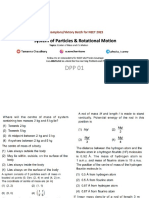 Rotatinal Mechanics DPP