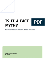 FACT OR MYTH: Misconceptions On Ancient Humanity